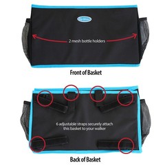 Top Glides Walker Basket