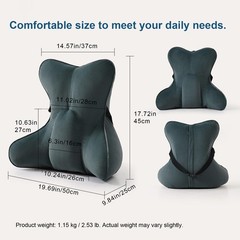 Lumbar Pillow(Pat. Pend) for Lower Back Pain – Multi-Functional Ergonomic Lum…