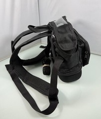 O2Totes Rhythm P2 Black Backpack Travel Bag with Padded Straps & Accessory Space