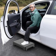 Hbtower Mobility Step Stool for Adults & Seniors – Non-Slip Platform Indoor and