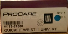 DJO PROCARE QUICKFIT WRIST II, UNIV, RT 79-87560 BLACK