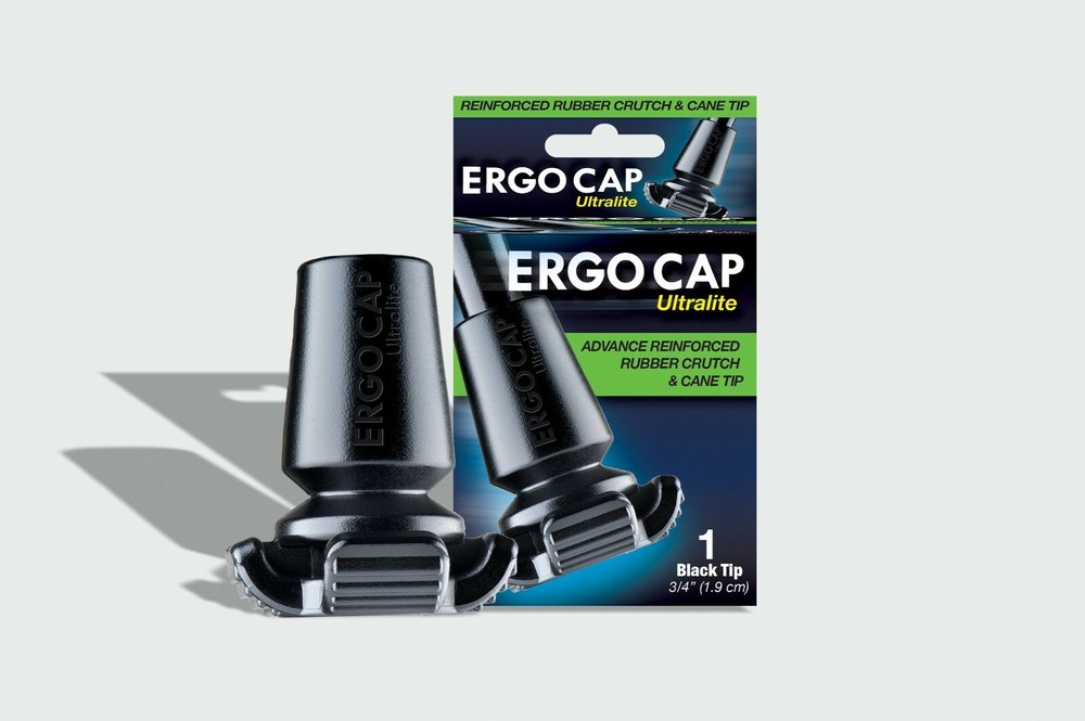 Ergocap Ultralite Universal Walking Cane Tips 3/4“ Diameter