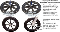 Smooth Rolling 8″ Wheelchair Caster Wheel – Perfect for Indoor & Outdoor Use