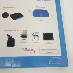 Nova Happy Tush Gel Cell Seat Cushion Coccyx Car Bath Office Extra Wide 2607-R