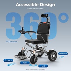 DC 24V Universal Electric Wheelchair Joystick Controller 4 Key 5 Gears IPX3