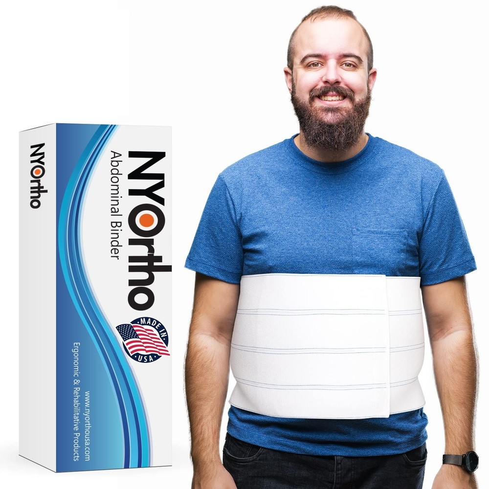NYOrtho Bariatric Abdominal Binder,12-Inch 45-60 Inch, 4 Panel – 12″ High