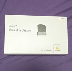 Cochlear Wireless TV Streamer New Never Used Gray Plastic Hearing Aid Accessory