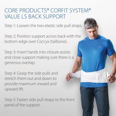 Core Products Corfit LS Value Belt Helps Stabilize Spine To Ease Lower Back Pain