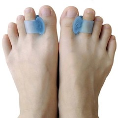 1Pair Gel Silicone Bunion Corrector Toe Separator Hallux Valgus Straightener