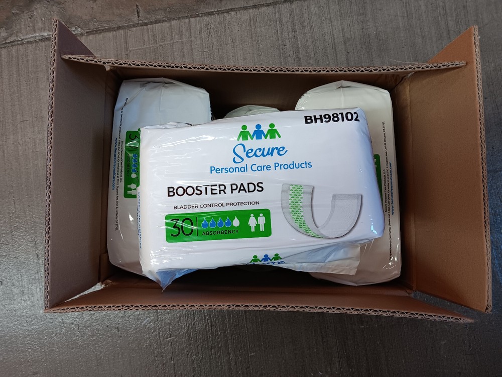 Secure personal care products Ultra Booster Pads 6×30 pieces, 12″ Long BH98102