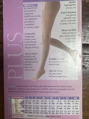 Mediven Plus for Men & Women, 20-30 mmHg, Calf High w/Silicone Topband IV Beige