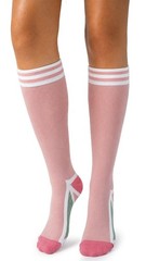 Compression Socks for Knee High Socks for Sports Yoga Pink