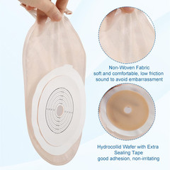 One Piece Colostomy Bags 10 PCS Drainable Ostomy Pouches Cut To Fit 20-60mm