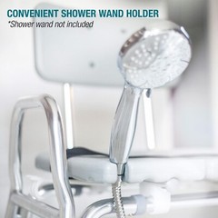 Handicap Shower Bath Sliding Seat Chair Tub Transfer Bench Mobility Assist Adult