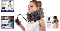 Adjustable Neck Traction Pillow – Ideal for Instant Neck Pain Relief & Travel