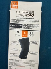 Copper Fit Freedom Copper Infused Knee Compression Sleeve Size L 14″- 16″ Unisex