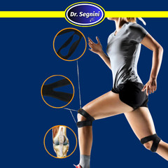 1 Pair Compression Knee Support Brace Patella Joint Pain Arthritis Relief Sleeve