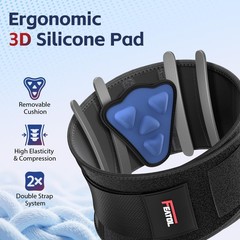 FEATOL Back Brace for Men Lower Back, Lumbar Large/X-Large (Pack of 1), Black