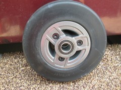 Pair Of 6″ Dark Grey Caster Wheels For GO-GO Chair # 2953