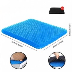 Gel Seat Cushion Honeycomb Cooling Orthopedic Chair Pad for Office CarWheelchair