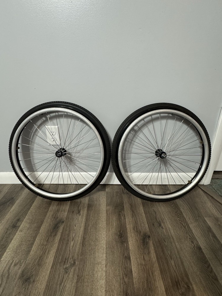 TiLite 22″ Spinergy Wheelchair Wheels with Primo Express Airless Tires