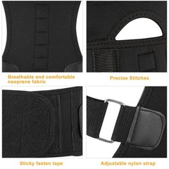 Adjustable Magnetic Posture Corrector Back Lumbar Support Brace Belt