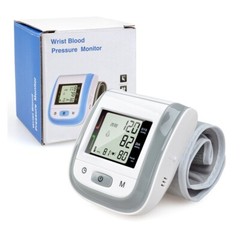 New Automatic Wrist LCD Digital Wrist Blood Pressure Cuff Meter Counter 5 Color