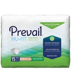 Prevail Nu-Fit Adult Daily Briefs, Maximum Absorbency