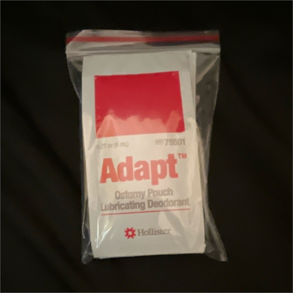 Hollister Adapt Ostomy Pouch Lubricating Deodorant 0.77oz MPN 78501 6 Packs