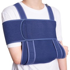 Arm Sling , Shoulder Immobilizer Left & Right Blue, XL Fractured, Disloocation