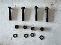 Quickie IRIS TILT in the space Axle Receiver Assembly with hardware 17”