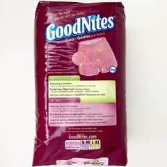 1 Pack Goodnites Sleep Shorts Pink L-XL Plastic Backed Diaper Pull Up Vintage