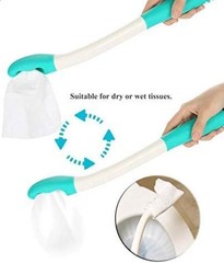 Modern Toilet Aid Tissue Grip Green Plastic Personal Hygiene Easy Use