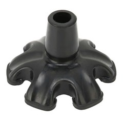 Cane Tip with 6 Support Rubber Foot for Walking Canes 3/4 Inch Shaft Self Stand-