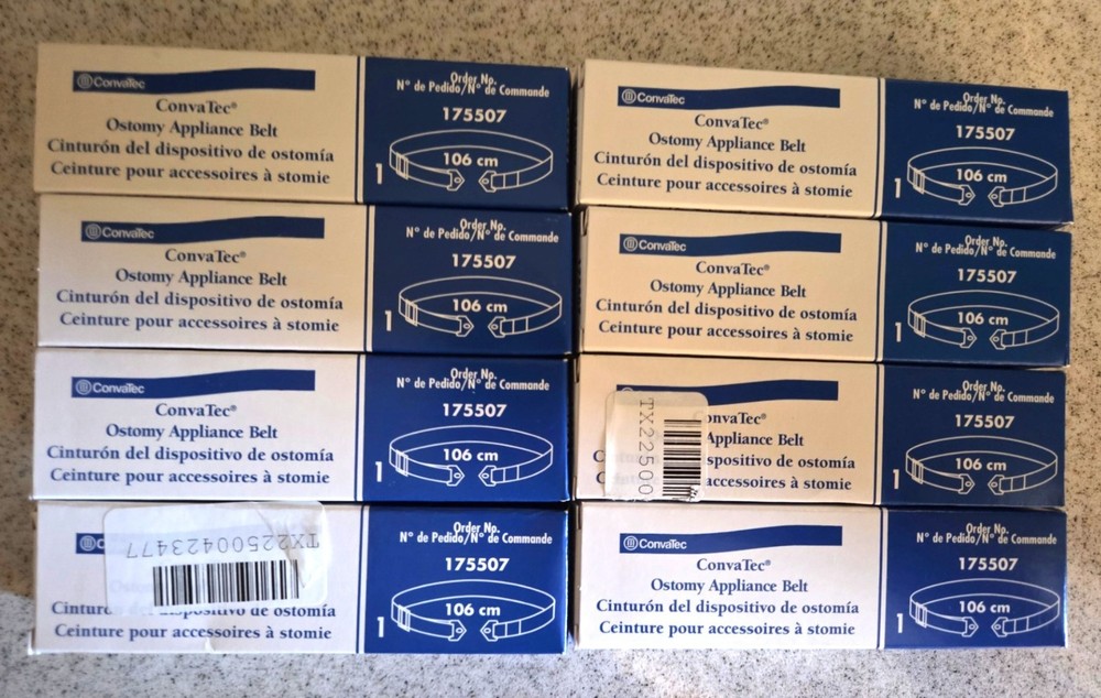 8 -ConvaTec 175507 Ostomy Appliance Belts Brand New!!