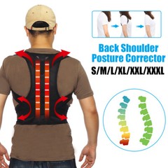 Men Women Magnetic Support Back Posture Corrector Shoulder Straightener Therapy
