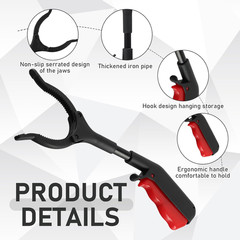 Short Grabber Reacher Tool 2 Pcs,Small Grabber Reacher Tools Non-Slip Ergonomic