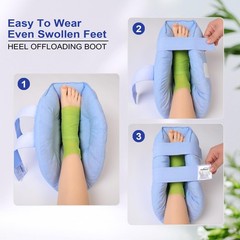 DRKLC Heel Protector for Pressure Sores, Improved Version ( Blue – 1 Pc )