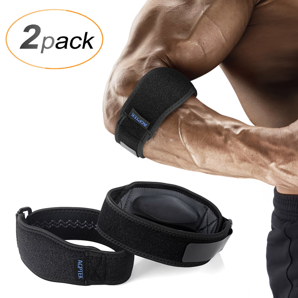 Tennis Elbow Brace Support Arthritis Tendonitis Golfer Arm Joint Pain Band Strap