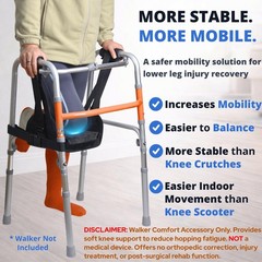 Adjustable Knee Sling for Walker Cushioned Support Non Weight Bearing Recovery