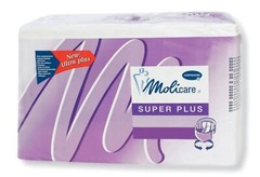 1pc Medium Molicare Super Plus Diaper 169670 Poly Plastic Thick Overnight Brief