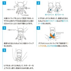 ZAMST ZK-PROTECT Knee Supporter For both right and left knee FedEx/DHL