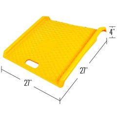 Guardian Polyethylene Plastic Curb Ramp