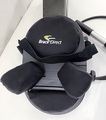 Brace Direct Cervical Neck Traction Unit – Black, Home Use Portable Posture Pump