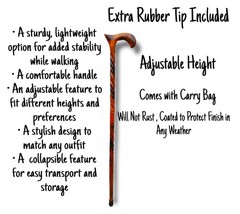 Walking Stick Cane Men Canes Wooden Sticks Handcrafted Best Wood for Mens and…