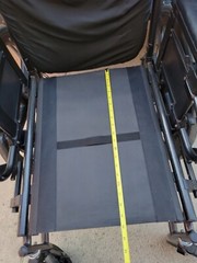 QUICKIE QXI folding WHEELCHAIR 18″ X 20″ Used Blue NO LEG REST 18″x20″