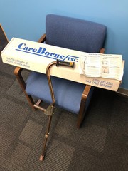 New Bronze Walking Cane • CareBorne Easy-Up Adjustable Ergonomic Handle