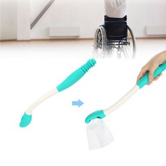 Toilet Aid Wiper Self Assist Bathroom Bottom Butt Wipe Helper Wand Long Aid ABE