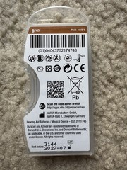 New Duracell Activair Hearing Aid Batteries: 312 24 Batteries 4 Packs Easy Tab