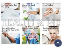 12 PACK (576 CT) PREMIUM PREVAIL WET WIPES WASHCLOTH WITH ALOE & VITAMIN E, XL